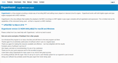 Desktop Screenshot of organassist.com